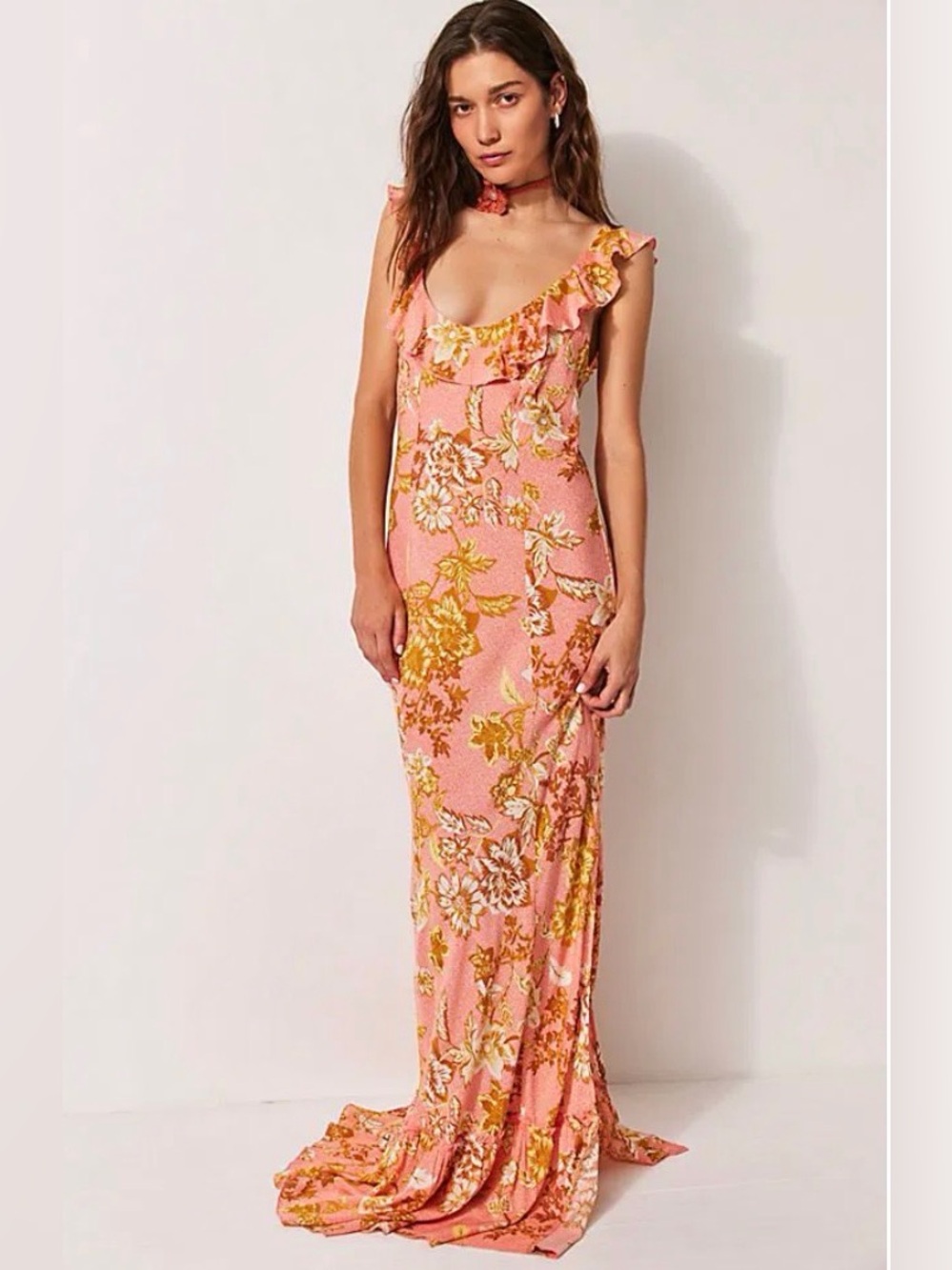 NWOT FREE PEOPLE Intimately Remind Me Maxi Slip Dress XS